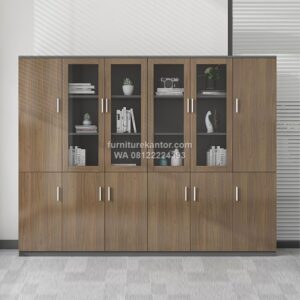 Lemari Arsip Besar Minimalis Modern 12 Pintu