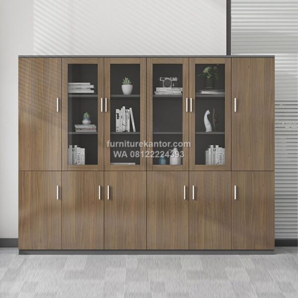 Lemari Arsip Besar Minimalis Modern 12 Pintu