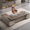 Meja Direksi Kantor L Shape Minimalis Modern