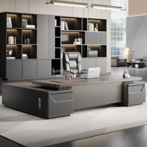 Meja Direktur Kantor Minimalis Modern L Shape