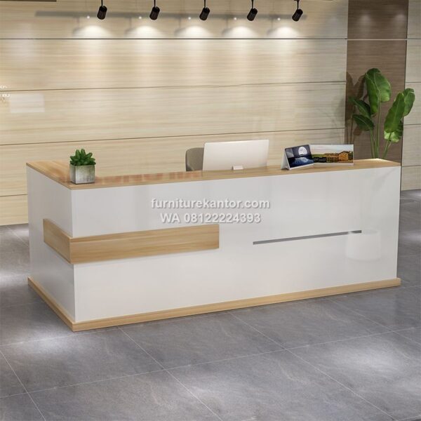 Meja Lobby L Shape Minimalis Modern