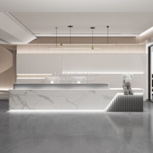 Meja Receptionist Hotel Minimalis Modern Fungsional