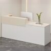 Meja Receptionist Kantor L Shape Minimalis