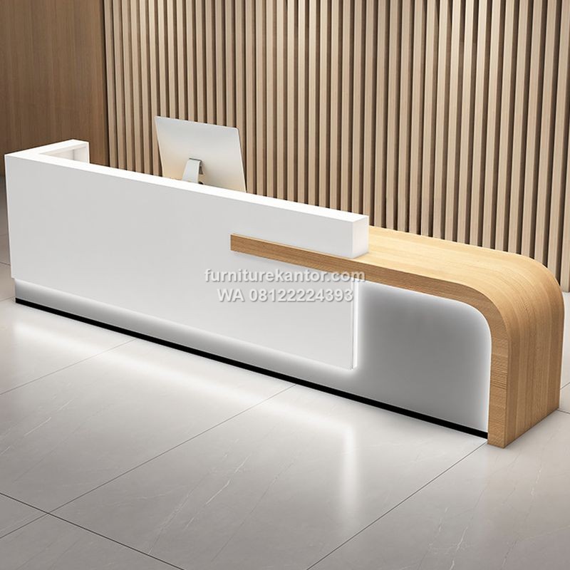 Meja Receptionist Kantor Minimalis Modern