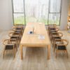 Set Meja Rapat Kayu Jati Minimalis Modern 2