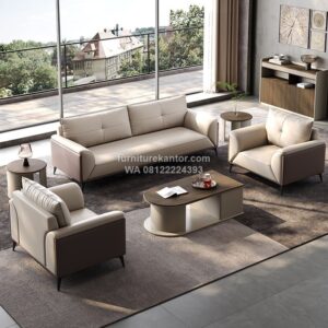 Set Sofa Kantor Minimalis Modern Armrest