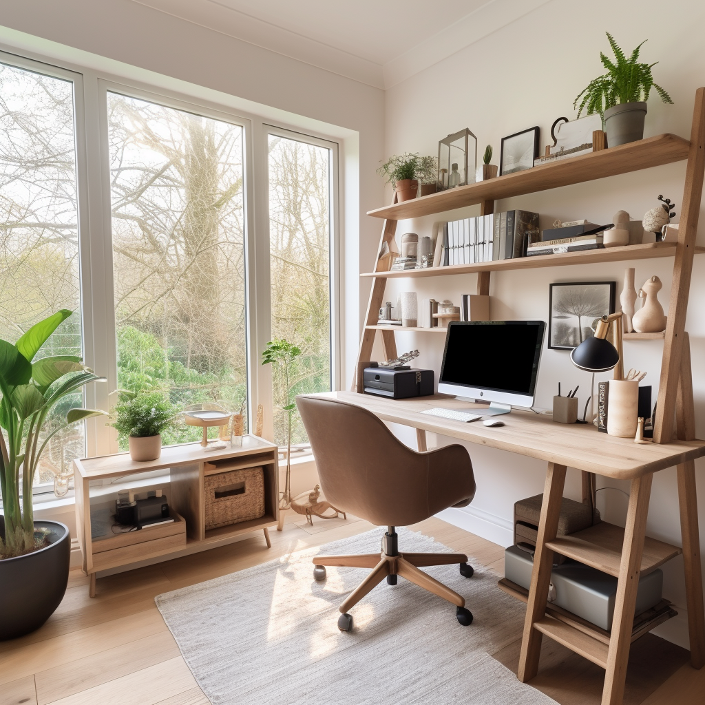 Home Office Nyaman dan Estetik