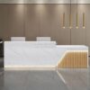Meja Resepsionis Fungsional Modern Minimalis 220 cm
