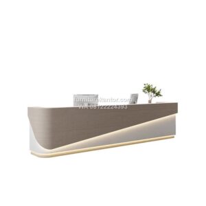 Meja Resepsionis Hotel Minimalis Modern