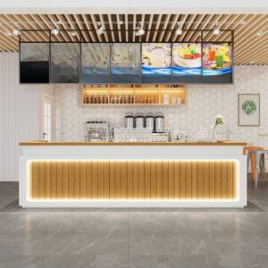 Meja Resepsionis Hotel Model Salur Minimalis