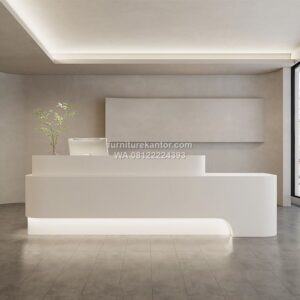 Meja Resepsionis Kantor Minimalis Modern Berkualitas