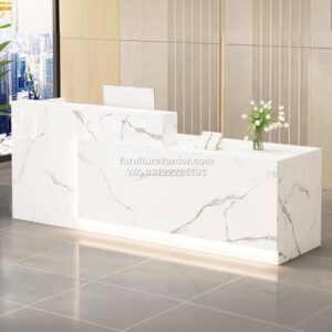 Meja Resepsionis Lobby Minimalis Modern