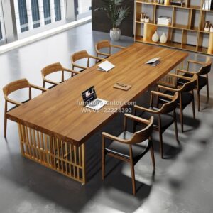 Meja Meeting Kantor Minimalis Dengan 8 Kursi