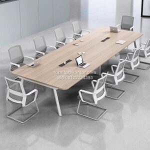 Meja Meeting Untuk 10 Kursi Model Minimalis Modern
