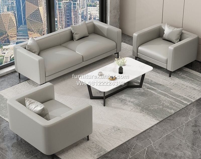 Set Sofa Kantor Minimalis Modern Mewah Dan Nyaman