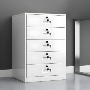 Filing Cabinet Minimalis 5 Laci Dengan Kunci