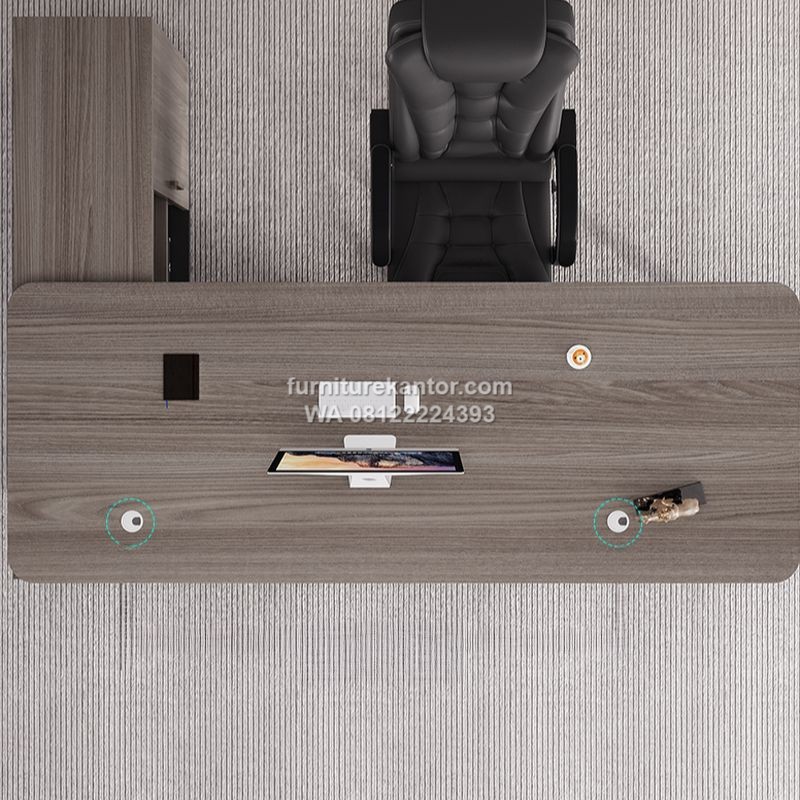 Meja Direktur L Shape Minimalis Dengan 3 Laci 3 Meja Direktur L Shape Minimalis Dengan 3 Laci