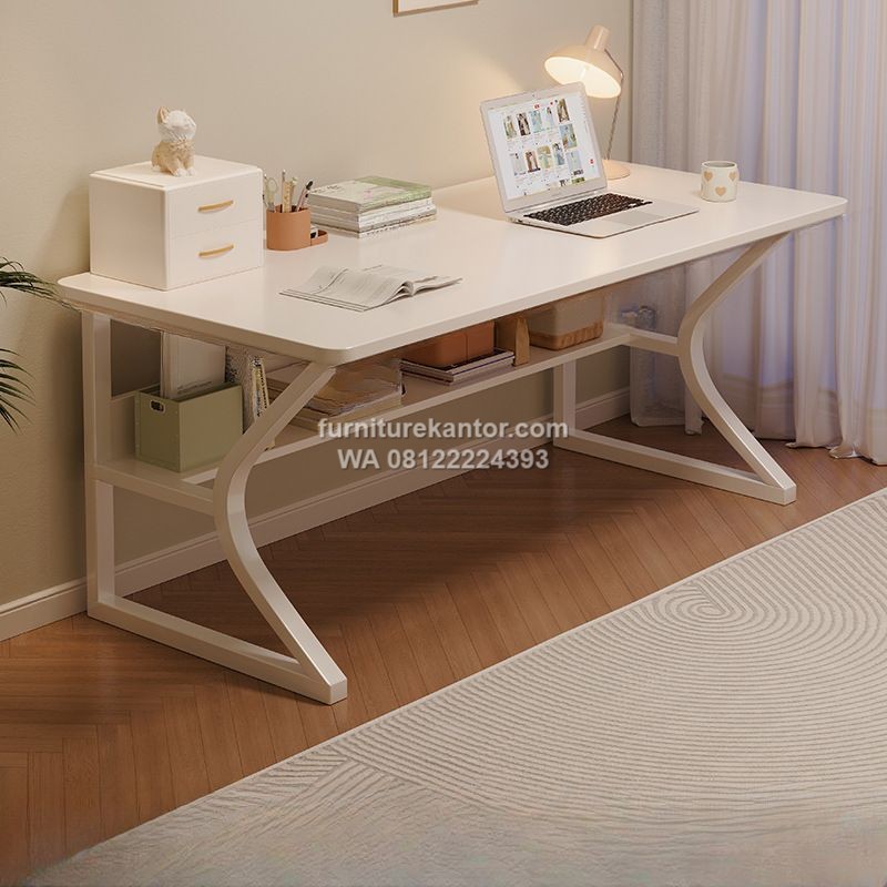 Meja Kerja Di Rumah Desain Simple Minimalis