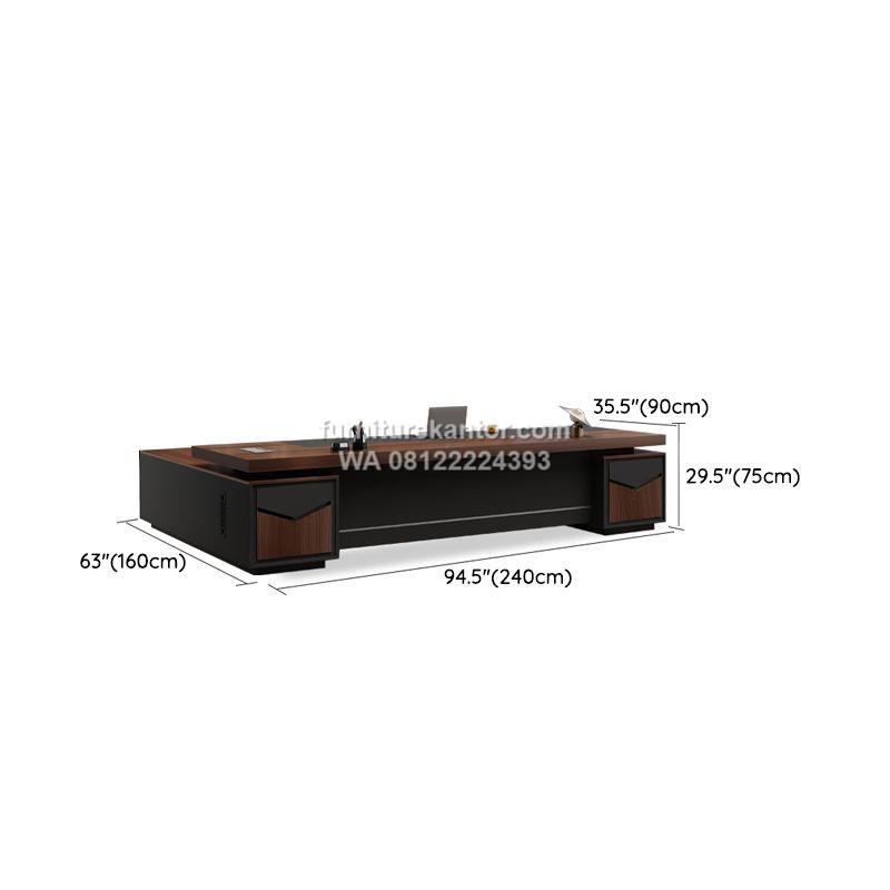 Meja Direktur Desain Ergonomis Untuk Kantor Modern 4 Meja Direktur Desain Ergonomis Untuk Kantor Modern