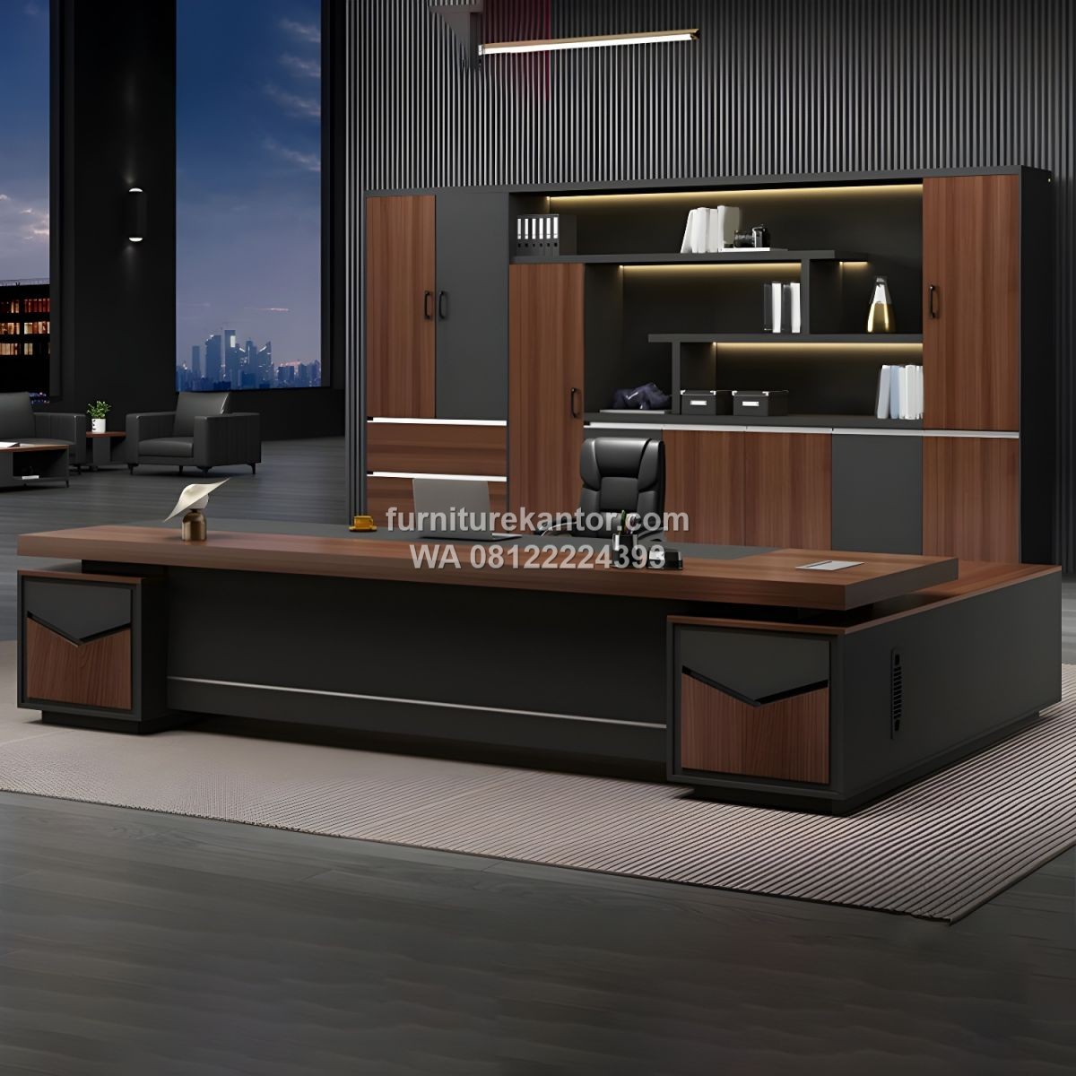 Meja Direktur Desain Ergonomis Untuk Kantor Modern 1 Meja Direktur Desain Ergonomis Untuk Kantor Modern