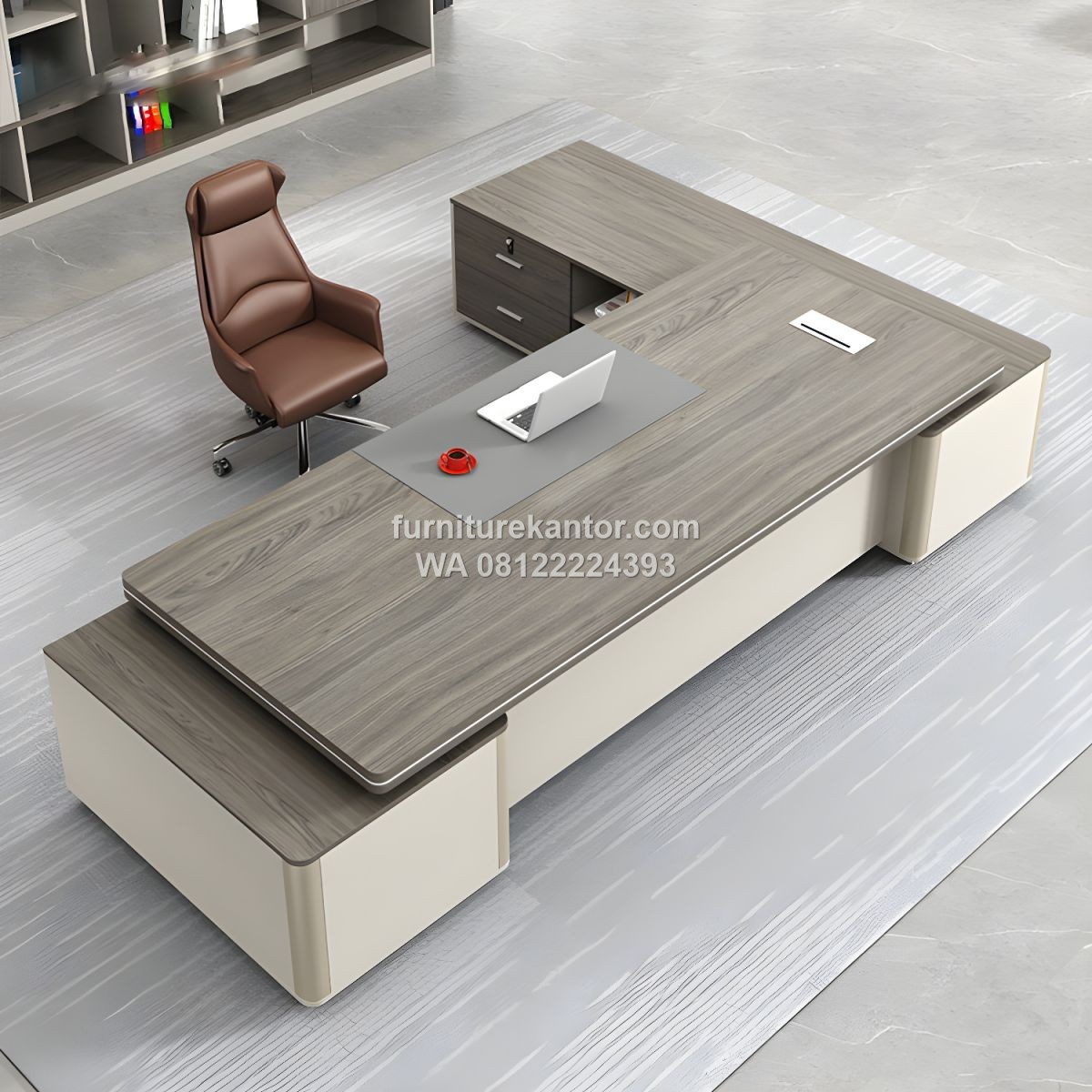 Meja Direktur Executive Finishing Matte Minimalis Modern Meja Direktur Executive Finishing Matte Minimalis Modern
