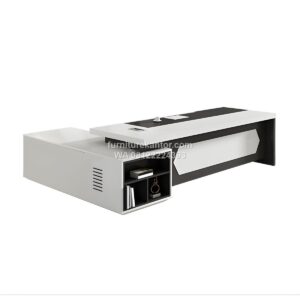Meja Direktur Executive Kombinasi Credenza Minimalis Modern