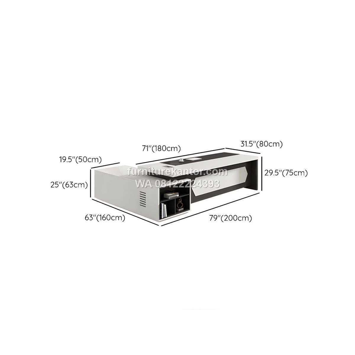 Meja Direktur Executive Kombinasi Credenza Minimalis Modern 5 Meja Direktur Executive Kombinasi Credenza Minimalis Modern