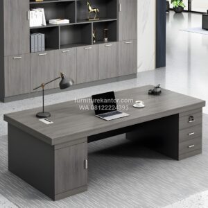 Meja Direktur Kantor Desain Simpel Modern Eksklusif