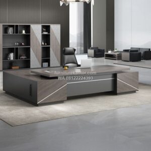 Meja Direktur Kantor Minimalis Elegan Desain Kekinian