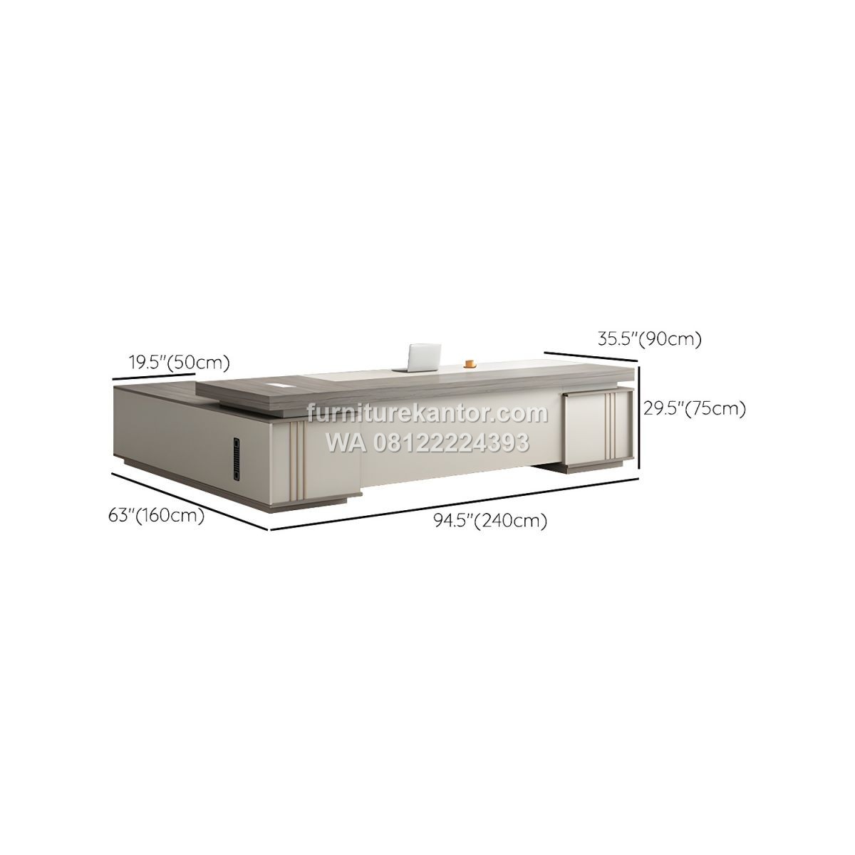 Meja Direktur Kantor Minimalis Premium Desain L Shape 3 Meja Direktur Kantor Minimalis Premium Desain L Shape