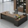 Meja Direktur Minimalis Modern L Shape Terbaru