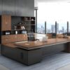 Meja Direktur Modern L Shape Desain Mewah
