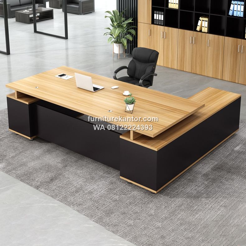 Meja Kantor Direktur Eksekutif Modern L Shape Meja Kantor Direktur Eksekutif Modern L Shape