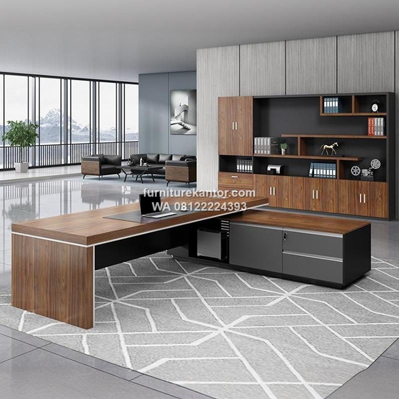 Meja Kantor Direktur Minimalis Modern L Shape Meja Kantor Direktur Minimalis Modern L Shape