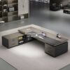 Meja Kerja Eksekutif Minimalis Modern L Shape
