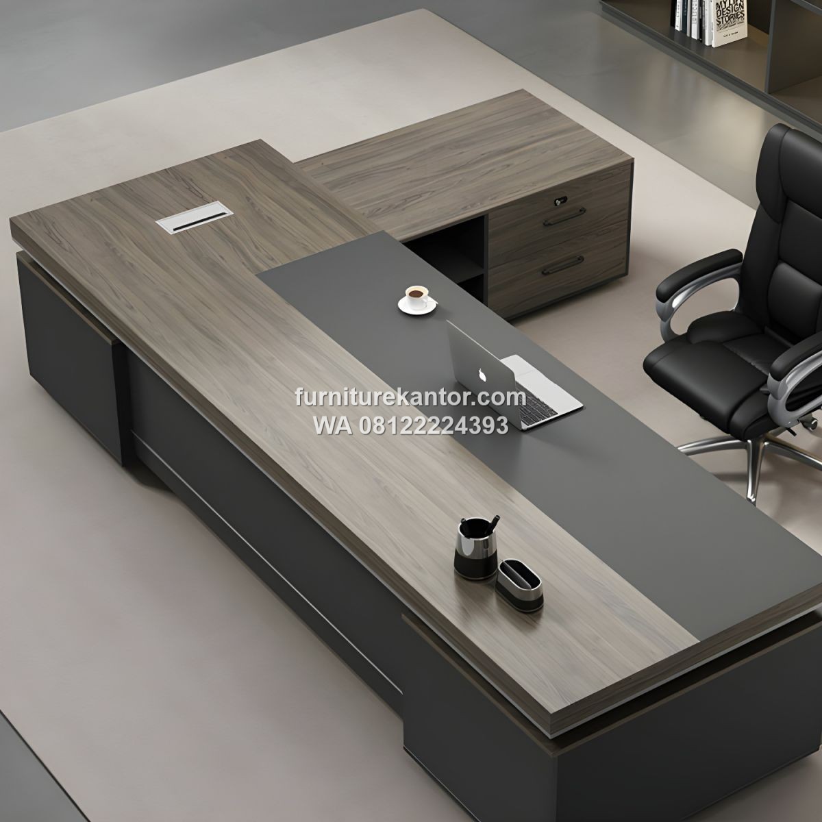 Meja Kerja Eksekutif Minimalis Modern L Shape Meja Kerja Eksekutif Minimalis Modern L Shape