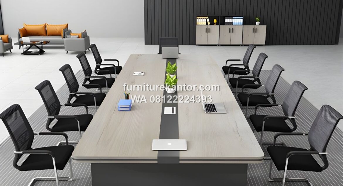 Meja Meeting 10 Orang Minimalis Modern Berkualitas