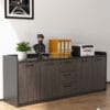 Lemari Arsip Credenza Desain Fungsional Hemat Ruang Kantor