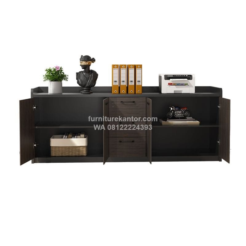 Lemari Arsip Credenza Desain Fungsional Hemat Ruang Kantor 3 Lemari Arsip Credenza Desain Fungsional Hemat Ruang Kantor