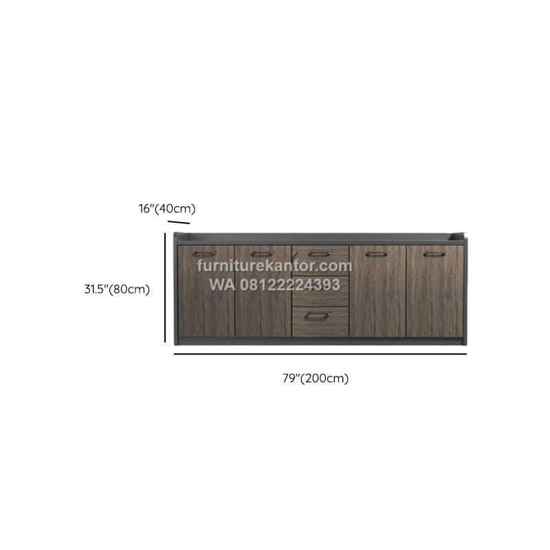 Lemari Arsip Credenza Desain Fungsional Hemat Ruang Kantor 4 Lemari Arsip Credenza Desain Fungsional Hemat Ruang Kantor