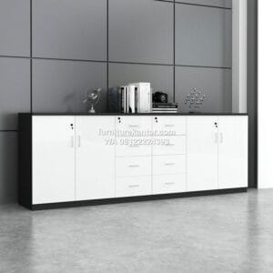 Lemari Arsip Credenza Desain Modern Minimalis Berkualitas Tinggi