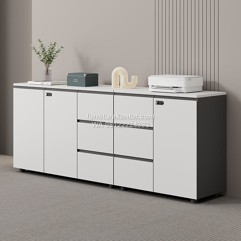 Lemari Arsip Filing Cabinet Tampilan Elegan Cocok untuk Kantor Modern