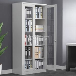 Jual Furniture Kantor Terlengkap Bergaransi 59 Lemari Arsip Pintu Kaca Eksklusif untuk Kantor Minimalis