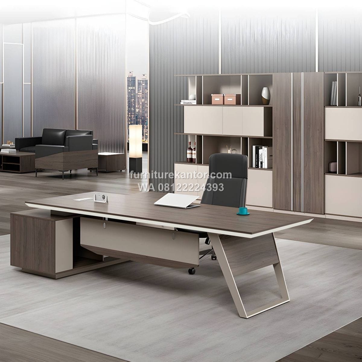Meja Direktur Ruang Kerja Minimalis Elegan Premium 2 Meja Direktur Ruang Kerja Minimalis Elegan Premium