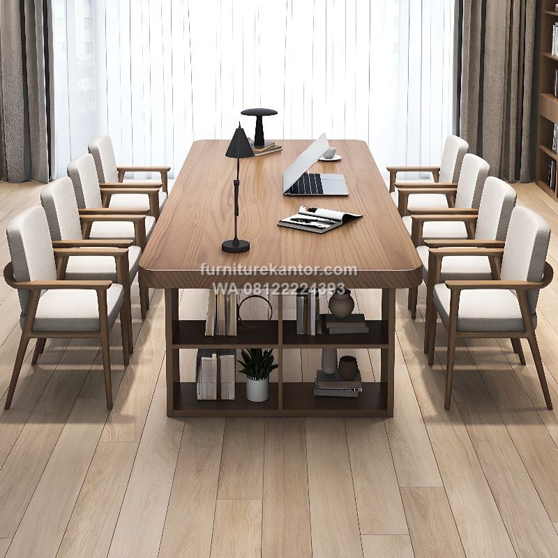 Meja Meeting 8 Kursi Minimalis Modern Terbaru