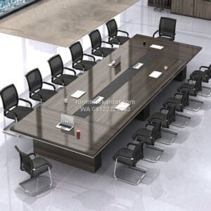 Meja Meeting Minimalis Modern Model Terbaru 14 Orang