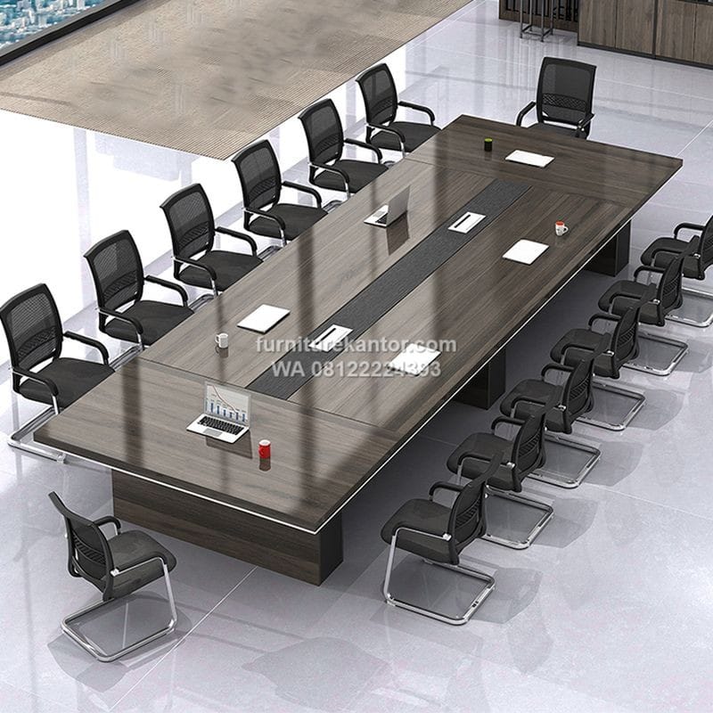 Meja Meeting Minimalis Modern Model Terbaru 14 Orang