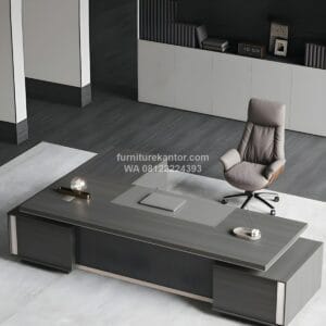 Meja Pimpinan Kantor Minimalis Desain Elegan
