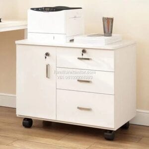 Jual Furniture Kantor Terlengkap Bergaransi 64 Meja Printer Dengan Tempat Penyimpanan