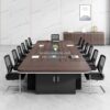 Meja Meeting Minimalis Dengan Tempat Penyimpanan Untuk 14 Orang
